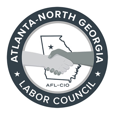 Logo for Atlanta-North Georgia Labor Council endorsement