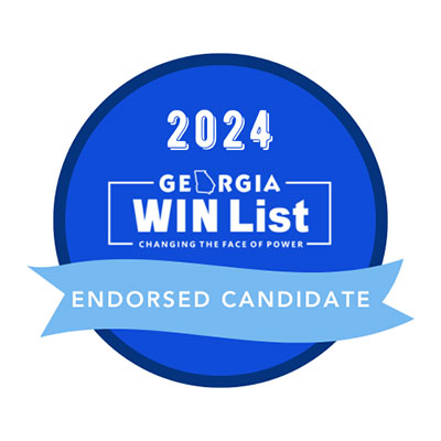 Logo for Georgia Win List endorsement