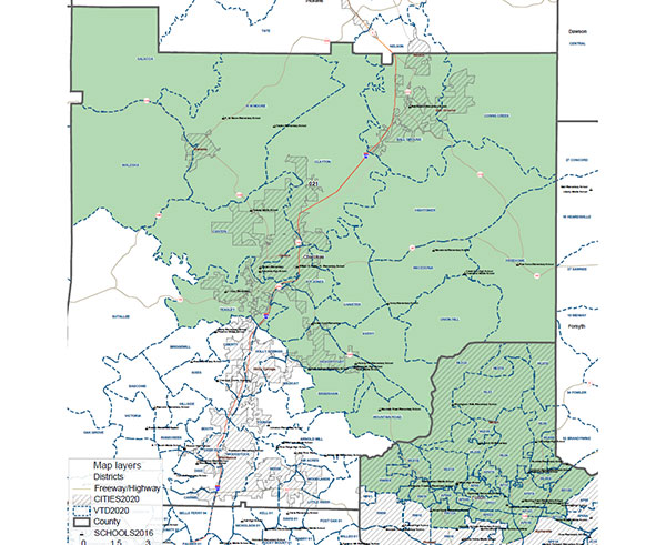 Map of District 21